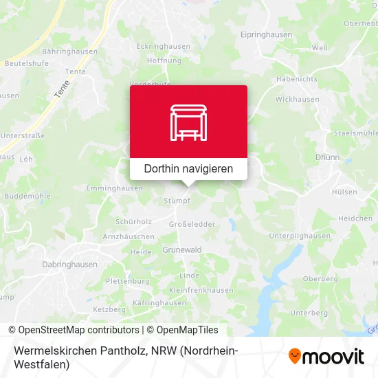 Wermelskirchen Pantholz Karte
