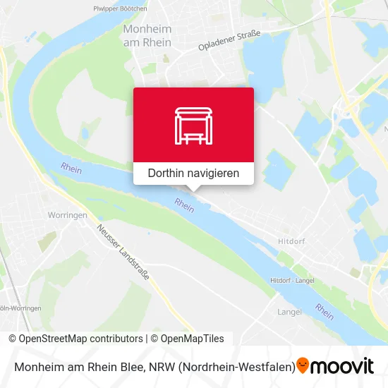 Monheim am Rhein Blee Karte