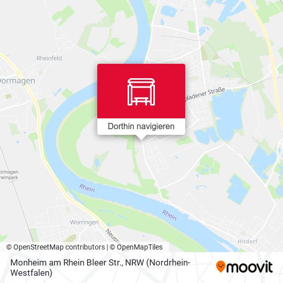 Monheim am Rhein Bleer Str. Karte