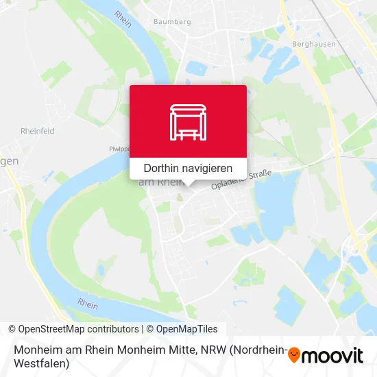 Monheim am Rhein Monheim Mitte Karte