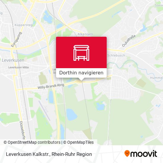 Leverkusen Kalkstr. Karte