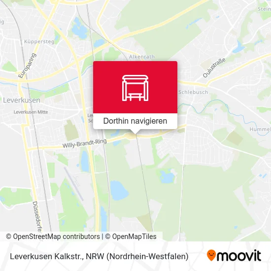 Leverkusen Kalkstr. Karte