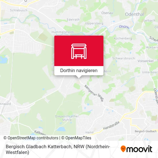 Bergisch Gladbach Katterbach Karte