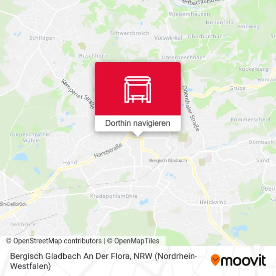 Bergisch Gladbach An Der Flora Karte