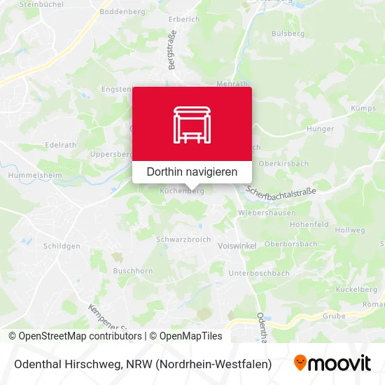 Odenthal Hirschweg Karte
