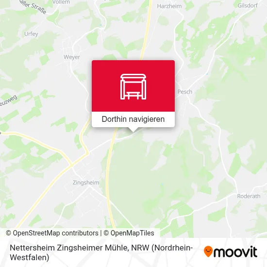 Nettersheim Zingsheimer Mühle Karte