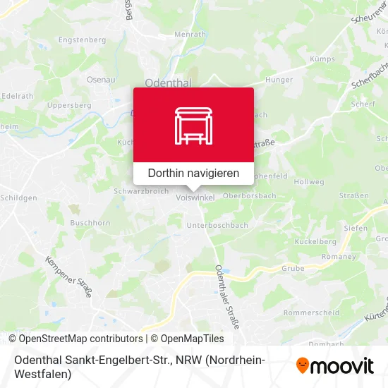 Odenthal Sankt-Engelbert-Str. Karte