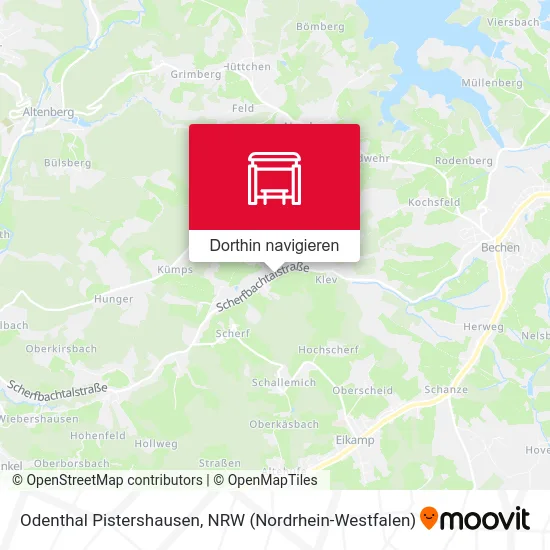 Odenthal Pistershausen Karte