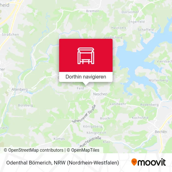 Odenthal Bömerich Karte