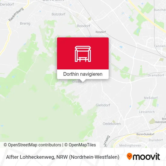 Alfter Lohheckenweg Karte