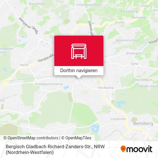 Bergisch Gladbach Richard-Zanders-Str. Karte