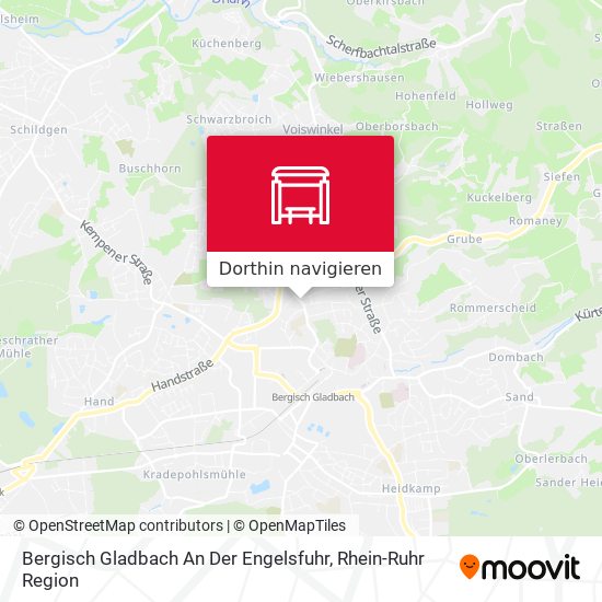 Bergisch Gladbach An Der Engelsfuhr Karte