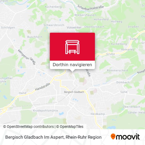 Bergisch Gladbach Im Aspert Karte