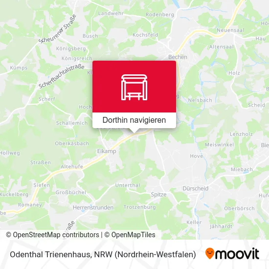 Odenthal Trienenhaus Karte