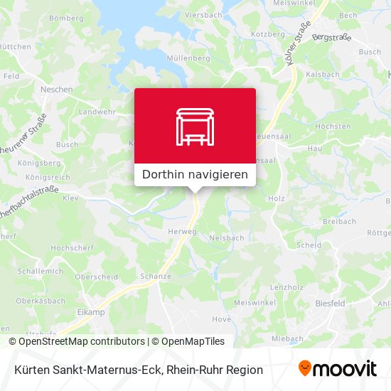 Kürten Sankt-Maternus-Eck Karte