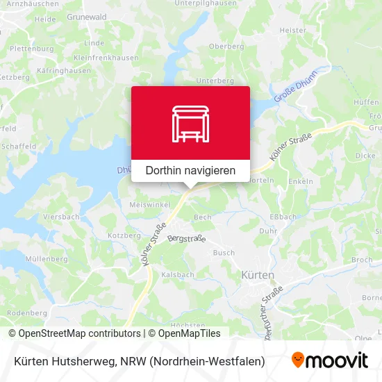 Kürten Hutsherweg Karte