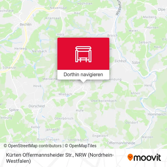 Kürten Offermannsheider Str. Karte