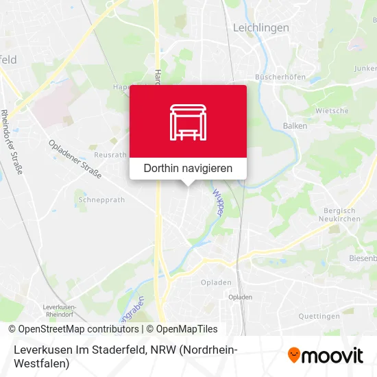 Leverkusen Im Staderfeld Karte