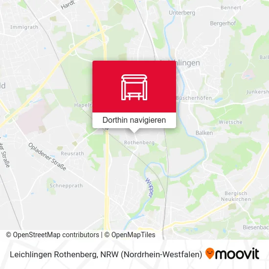 Leichlingen Rothenberg Karte