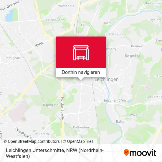 Leichlingen Unterschmitte Karte