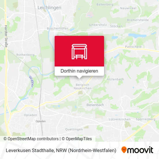 Leverkusen Stadthalle Karte