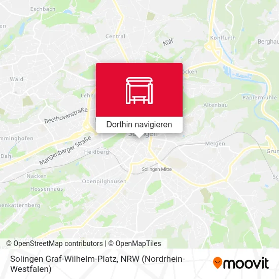 Solingen Graf-Wilhelm-Platz Karte