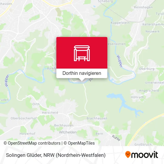 Solingen Glüder Karte