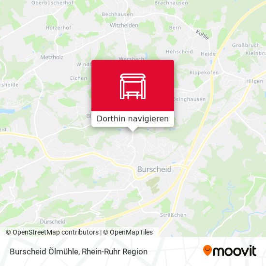 Burscheid Ölmühle Karte