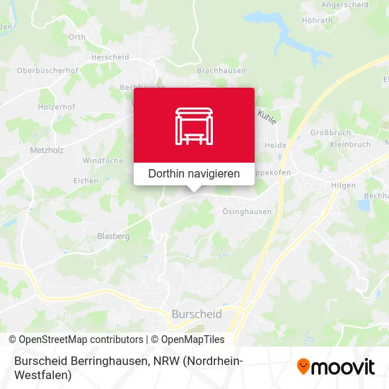 Burscheid Berringhausen Karte