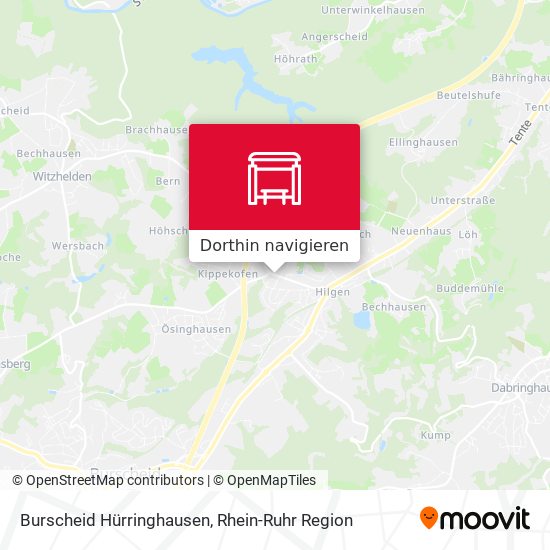 Burscheid Hürringhausen Karte