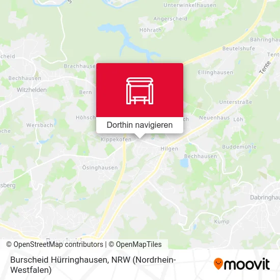 Burscheid Hürringhausen Karte