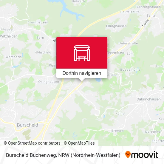 Burscheid Buchenweg Karte