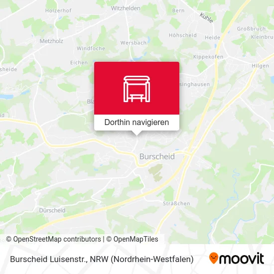 Burscheid Luisenstr. Karte