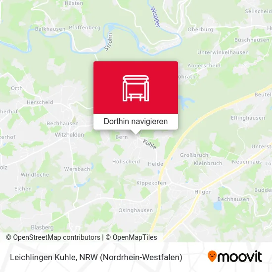 Leichlingen Kuhle Karte