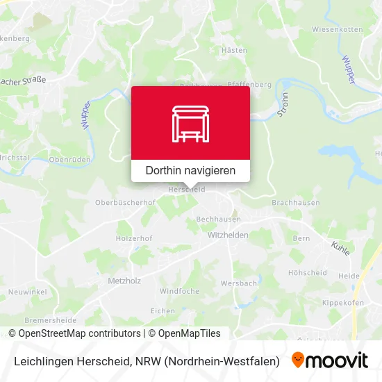 Leichlingen Herscheid Karte