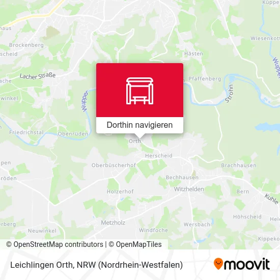 Leichlingen Orth Karte