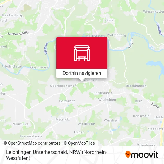 Leichlingen Unterherscheid Karte