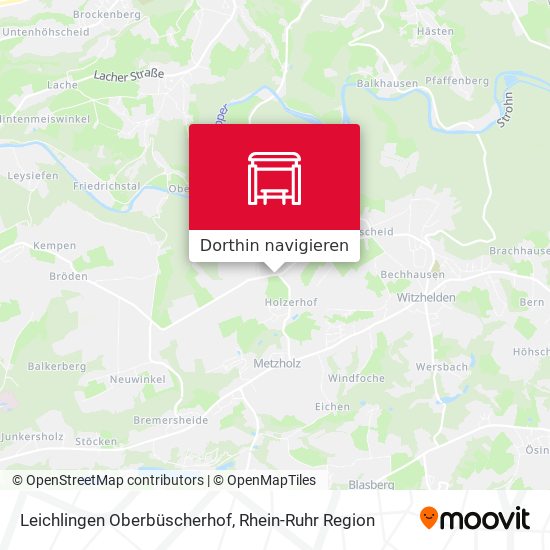Leichlingen Oberbüscherhof Karte