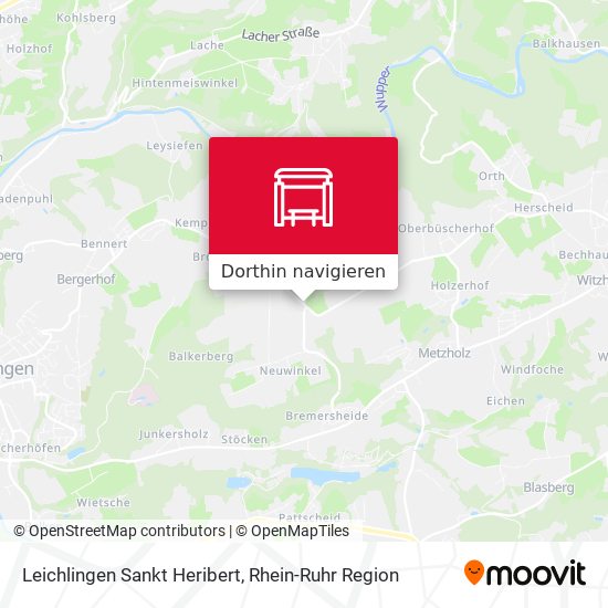 Leichlingen Sankt Heribert Karte