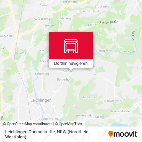 Leichlingen Oberschmitte Karte