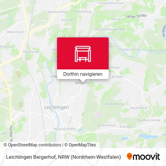 Leichlingen Bergerhof Karte