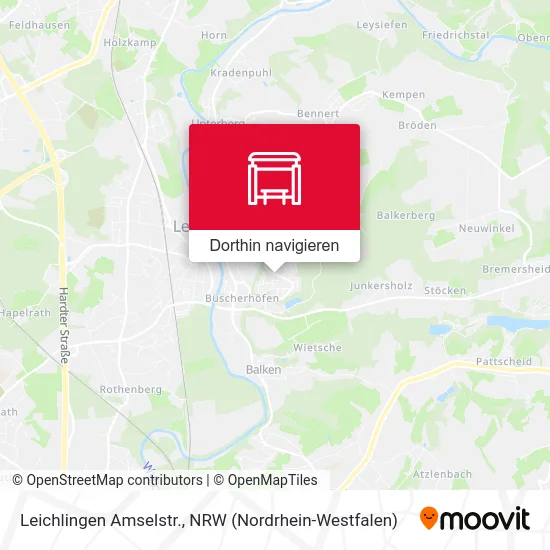 Leichlingen Amselstr. Karte