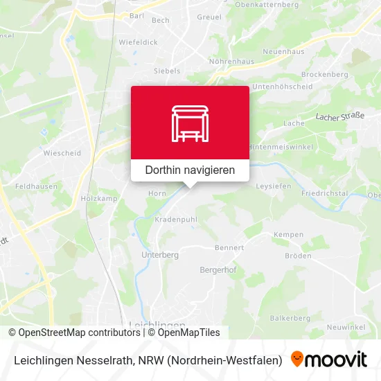 Leichlingen Nesselrath Karte