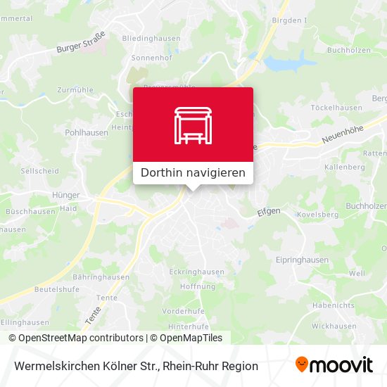 Wermelskirchen Kölner Str. Karte