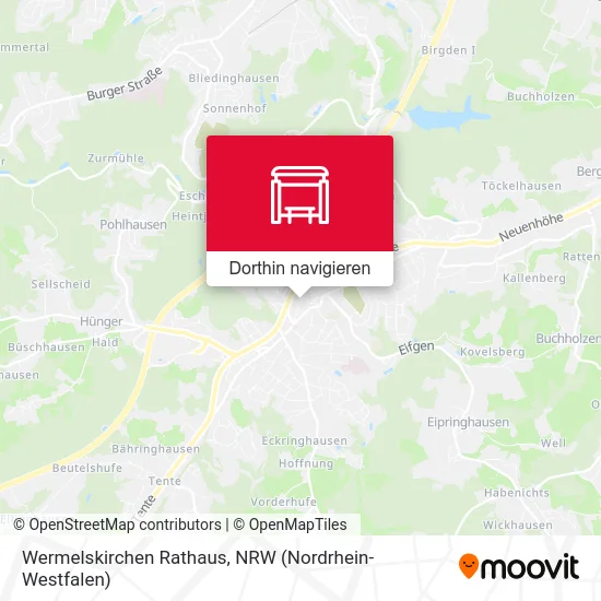 Wermelskirchen Rathaus Karte