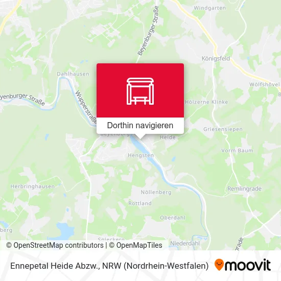 Ennepetal Heide Abzw. Karte