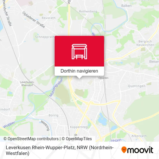 Leverkusen Rhein-Wupper-Platz Karte
