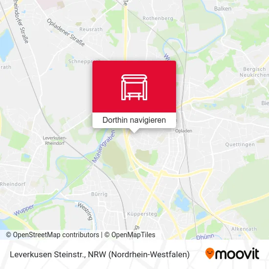 Leverkusen Steinstr. Karte