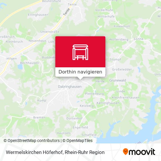 Wermelskirchen Höferhof Karte