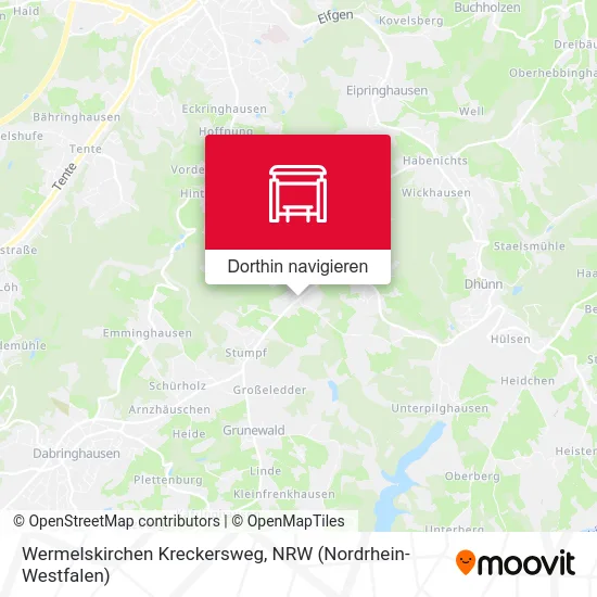 Wermelskirchen Kreckersweg Karte